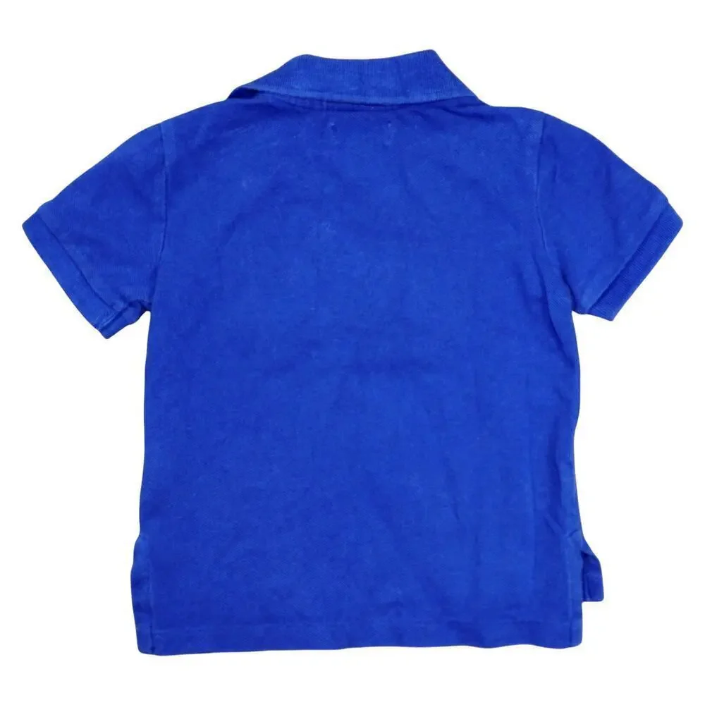 Ralph Lauren Polo Bear Baby Polo Shirt Blue 12M